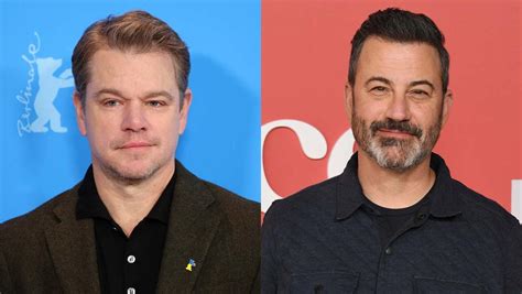 Matt Damon and Jimmy Kimmel Renew Long-Running Late Night Feud