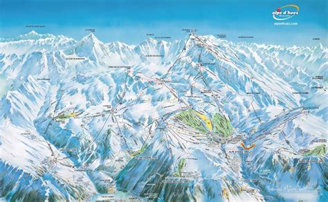 Alpe d'Huez Piste Map | J2Ski