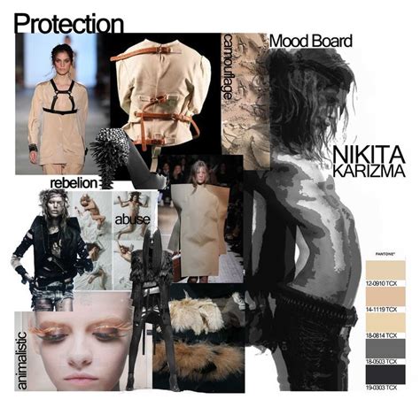 Digital Fashion Mood Board Examples - Trend Fashion Design