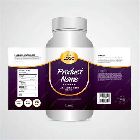 Premium Vector | Packaging and Label design template