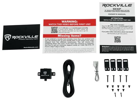 Rockville SS10P 10" 800w Slim Under-Seat Active Powered Car/Truck ...