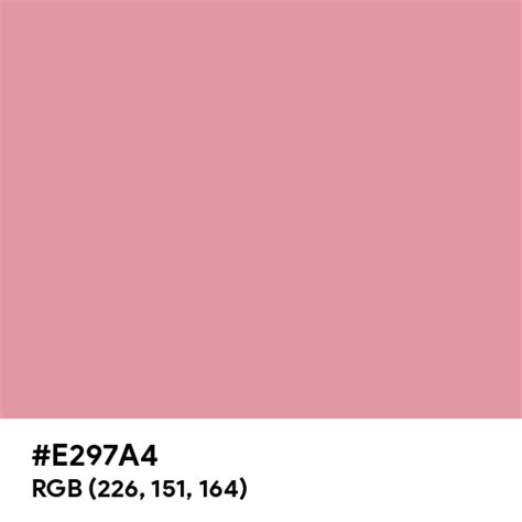 Cherry Blossom Pink (RAL Design) color hex code is #E297A4