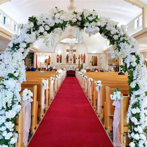 Simple Church Wedding Decorations | Shelly Lighting