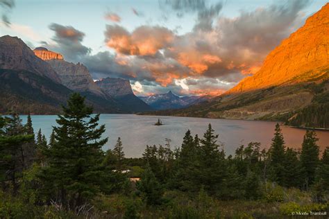 Morning Glory-Sunrise at Saint Mary Lake in Glacier National Park