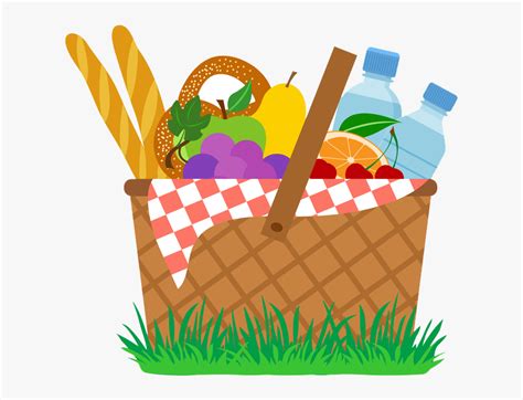 Picnic-basket - Piquenique Vector, HD Png Download - kindpng