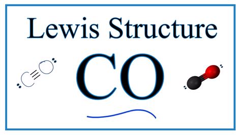 How to Draw the Lewis Dot Diagram for Carbon monoxide (CO) - YouTube