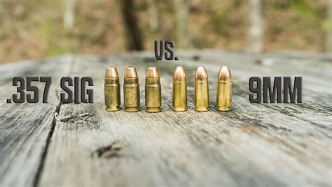 .357 Sig vs. 9mm: What are the Differences and Which is Better?