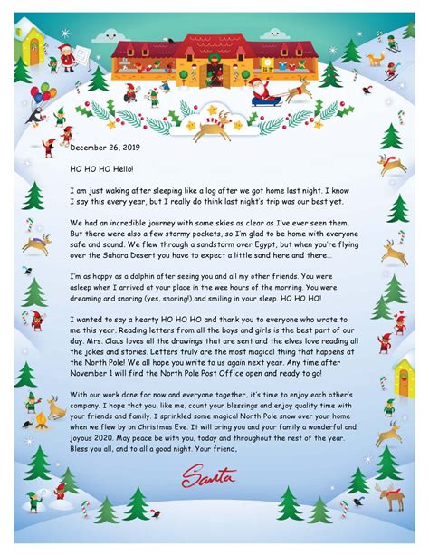 45 Printable Christmas Letter Templates [100% FREE] ᐅ TemplateLab