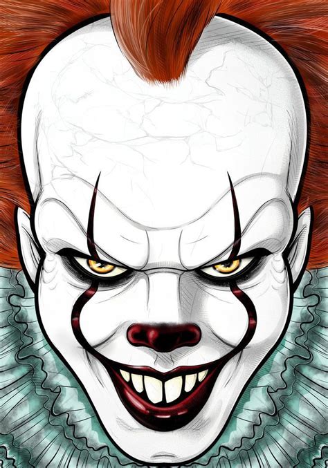 Printable Pennywise Face - Printable Word Searches