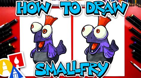 How To Draw Smallfry Salmon From Splatoon