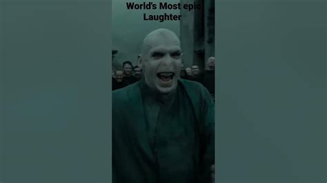 Worlds most epic laugh!!#voldemort #laughing - YouTube