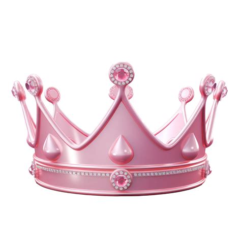 Pink princess crown isolated 26847563 PNG