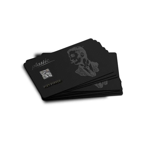 Plastic Business Card - QR Code, Embossed, UV, Hot Laser