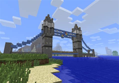 The Tower Bridge : r/Minecraft