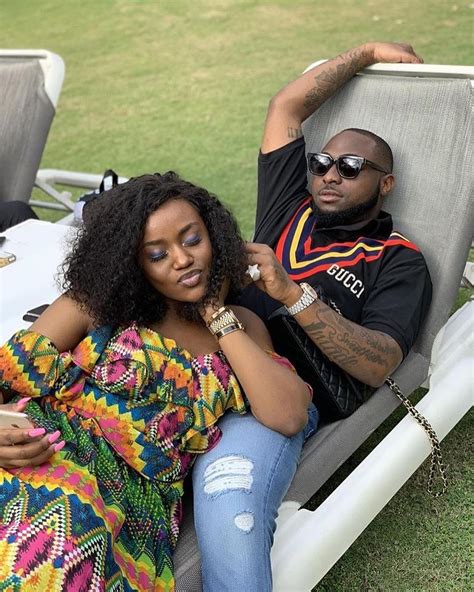 Lovely new photos of Davido and his girlfriend, Chioma as they chill ...