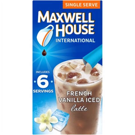 Kroger - Maxwell House International French Vanilla Iced Latte Mixes, 6 ...