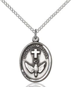 Confirmation Medal with Holy Spirit, Sterling Silver (#91054 ...