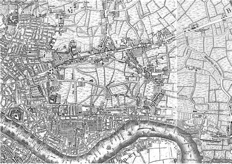 London East End - Historic Map, 1745