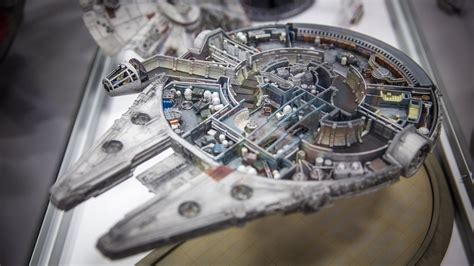 Cutaway Millennium Falcon Model Miniature! | Millennium falcon model ...