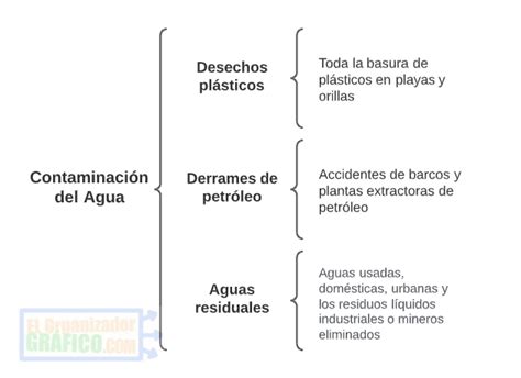 Arriba 92+ imagen mapa mental de la contaminacion del agua aire y suelo ...