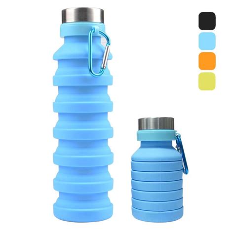 LNKOO Collapsible Water Bottles-BPA Free, FDA Approved Food-Grade ...