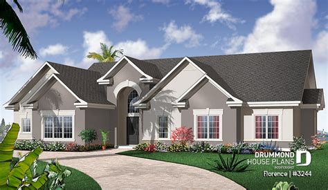 House plan 3 bedrooms, 2.5 bathrooms, garage, 3244 | Drummond House Plans