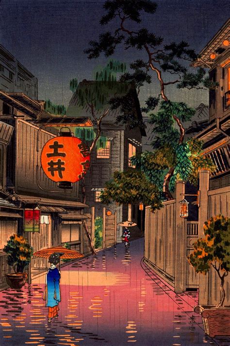 Evening At Ushigome By Tsuchiya Koitsu Digital Download 8000x12000 ...