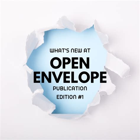 WHAT’S NEW AT OPEN ENVELOPE!. It’s time for an update on what’s… | by ...