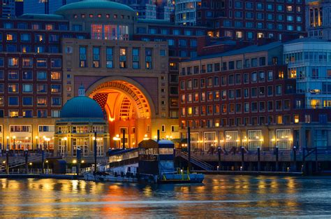 Boston Harbor Hotel | View to the Boston Harbor Hotel from t ...