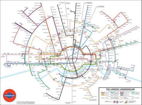 Circular London Underground map | DJ Food