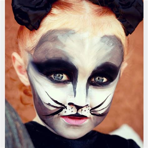 How to paint a cat face for halloween | gail's blog