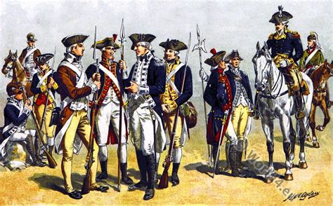 American uniforms in the Revolutionary War. | Costume History