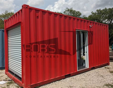 20 ft Shipping Container Office | Model E - Bob's Containers