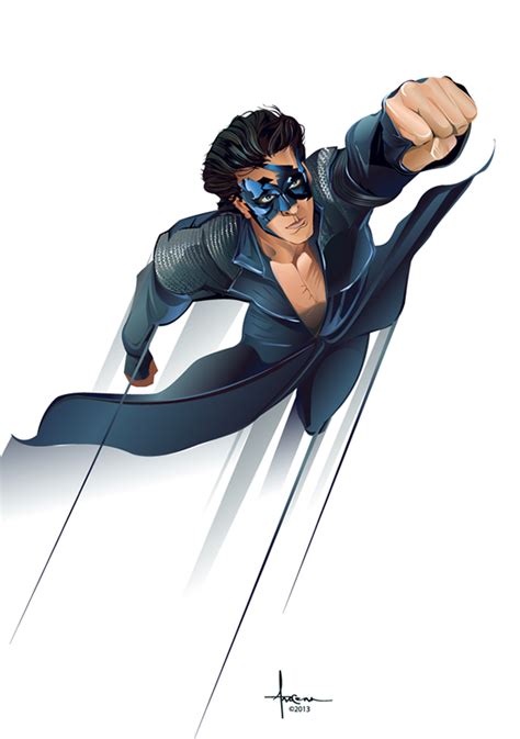 Krrish 3 Cartoon Drawing