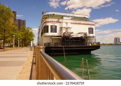 Detroit Princess Riverboat Located Downtown Detroit Stock Photo ...