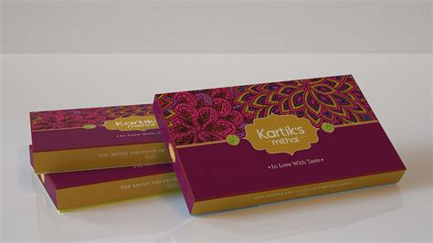 Sweet box packaging for karthik mithai shoppe in banglore