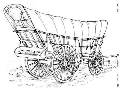 Conestoga Wagon Drawing at GetDrawings | Free download