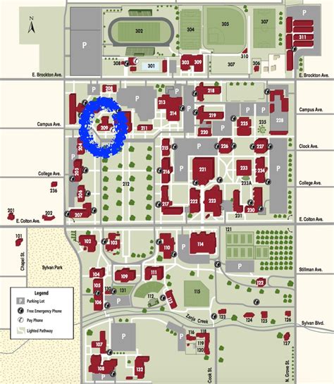 Redlands University Campus Map