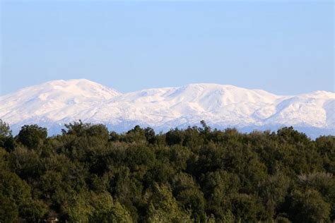 Mount Hermon the highest mountain in Israel