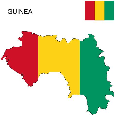 Guinea Flag Map and Meaning | Mappr