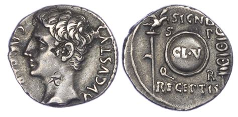 Augustus, Silver Denarius | Baldwin's