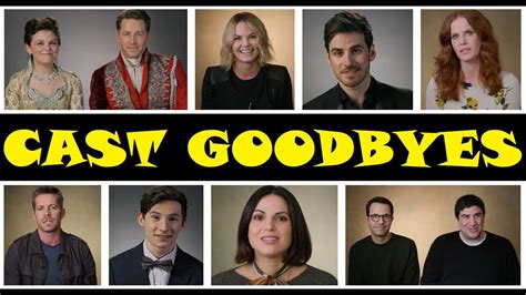 Once Upon A Time Season 7 Cast Goodbyes (HD) "And They Lived Happily ...