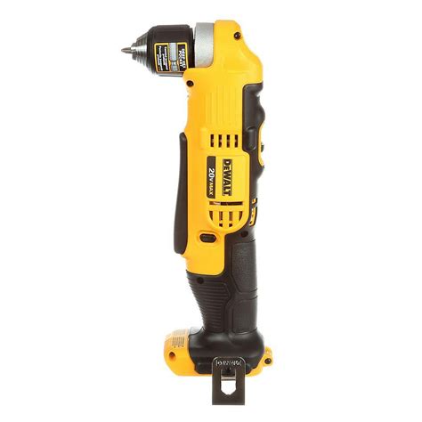 DEWALT 20V MAX Lithium-Ion Cordless 3/8-inch Right Angle Drill (Tool ...