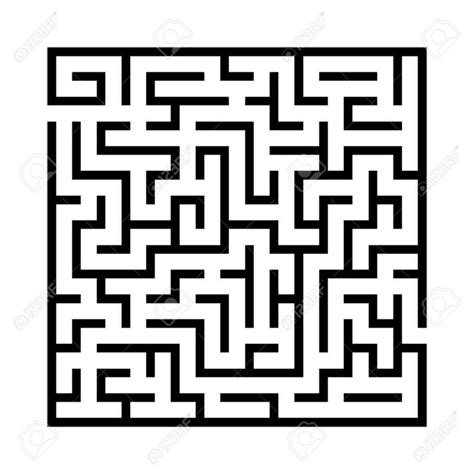 Maze labyrinth. Stock Vector - 39349880 | Maze design, Labyrinth, Maze