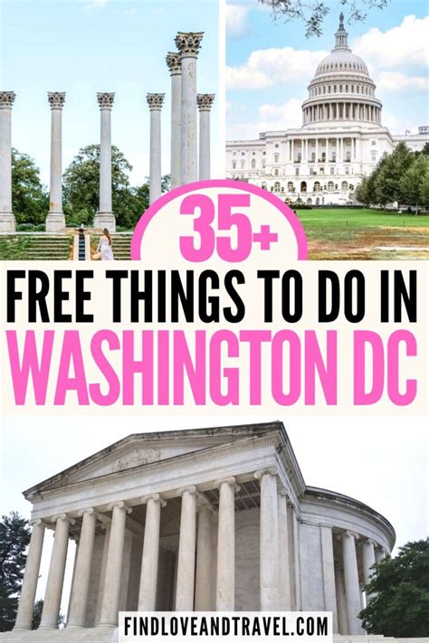 35+ Free Things to do in Washington DC - Find Love and Travel