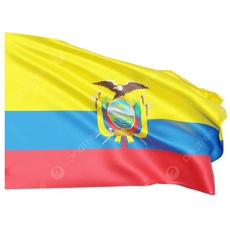 Ecuador Flag Waving, Ecuador Flag With Pole, Ecuador Flag Waving ...