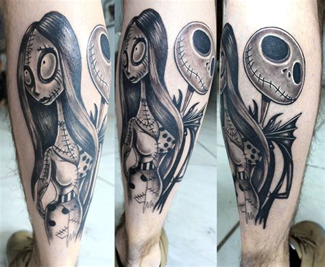 Jack And Sally Tattoo Drawings