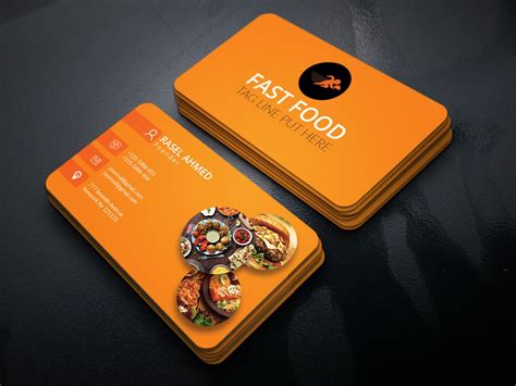 Food Business Card | Food business card, Food business card design ...