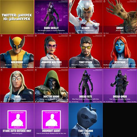 All Fortnite Chapter 2 – Season 4 Leaked Skins & Cosmetics Found in v14 ...