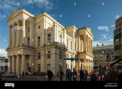 Sunny afternoon at Brighton town hall, England Stock Photo - Alamy